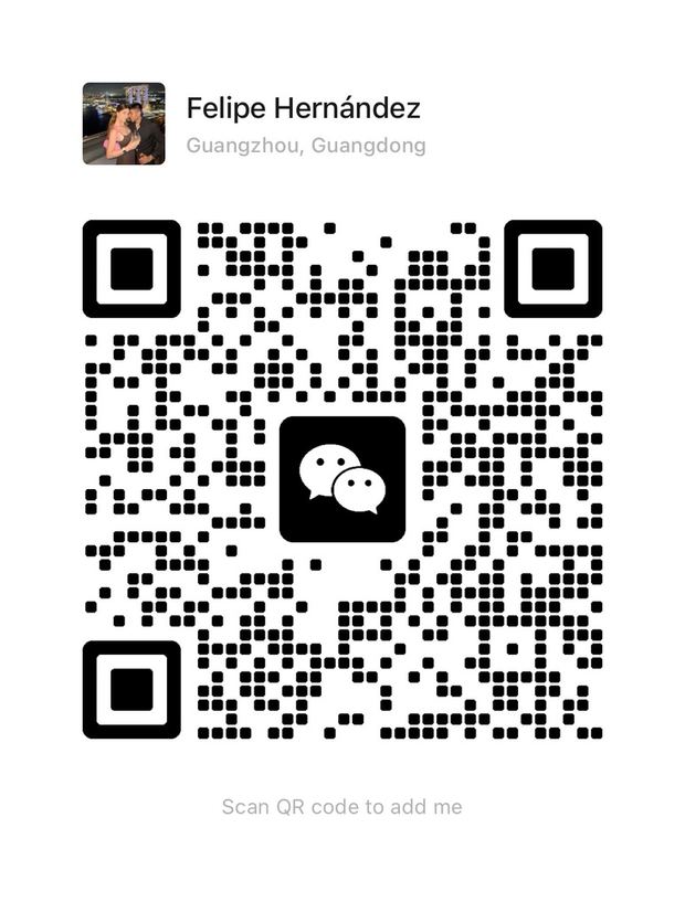 Código QR personal de WeChat listo para que lo escaneen